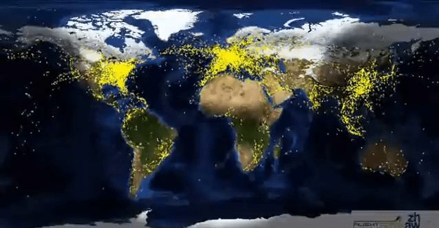 Puntos amarillos en el mapa 3