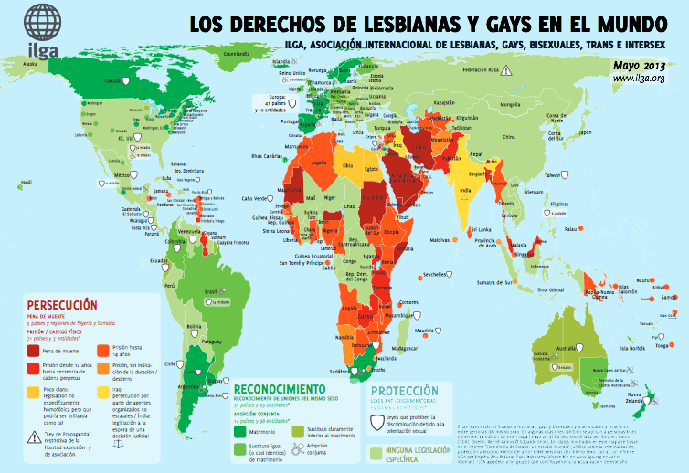 homosexualidad derechos mundo