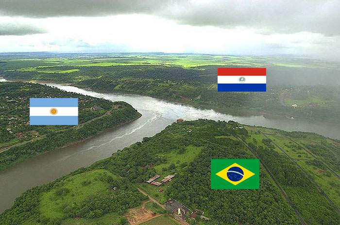 Frontera entre Brasil, Argentina y Paraguay