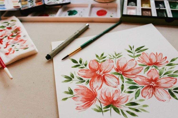 dibujar-flores-Victoria-Nazarevich 3