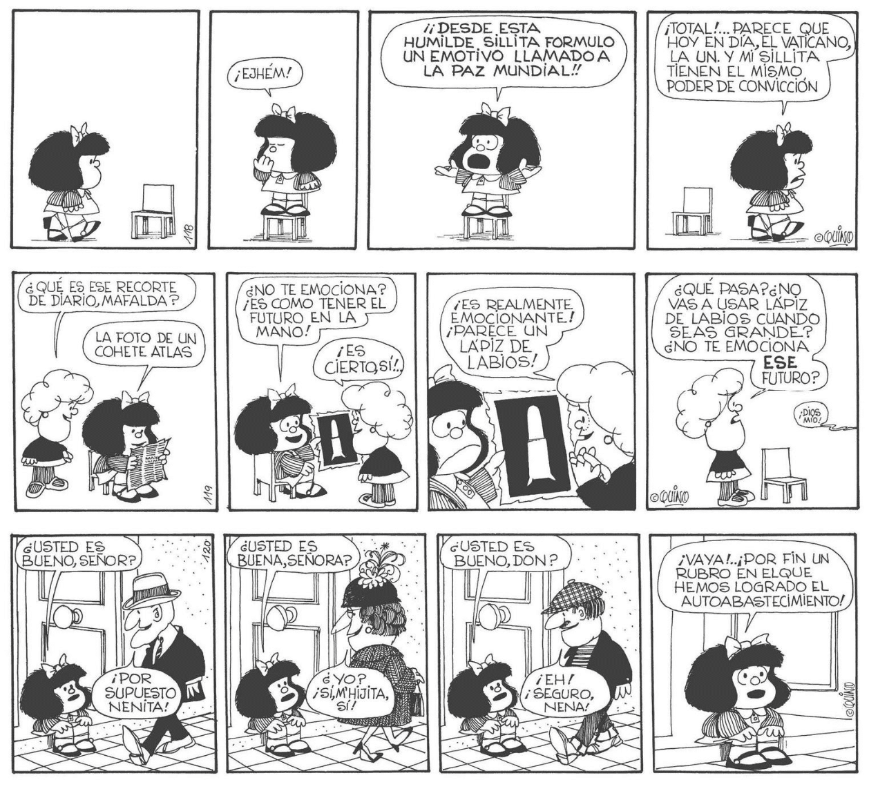 Los invidentes también podrán disfrutar de los cómic de Mafalda, ¡por fin en braille! 40