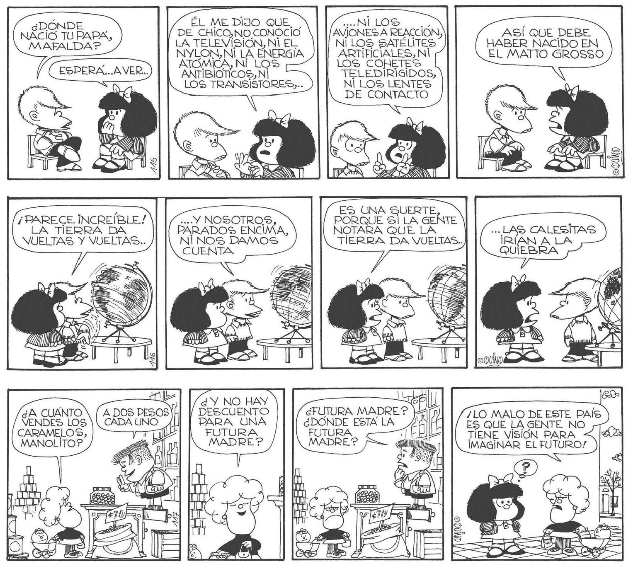 Las 10 mejores frases de Mafalda sobre el dinero 41