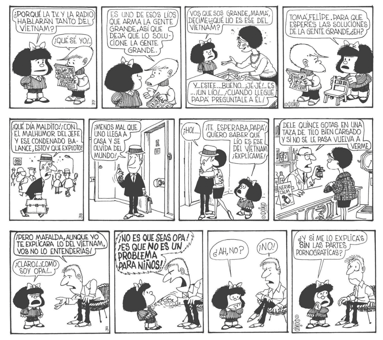 Los invidentes también podrán disfrutar de los cómic de Mafalda, ¡por fin en braille! 13