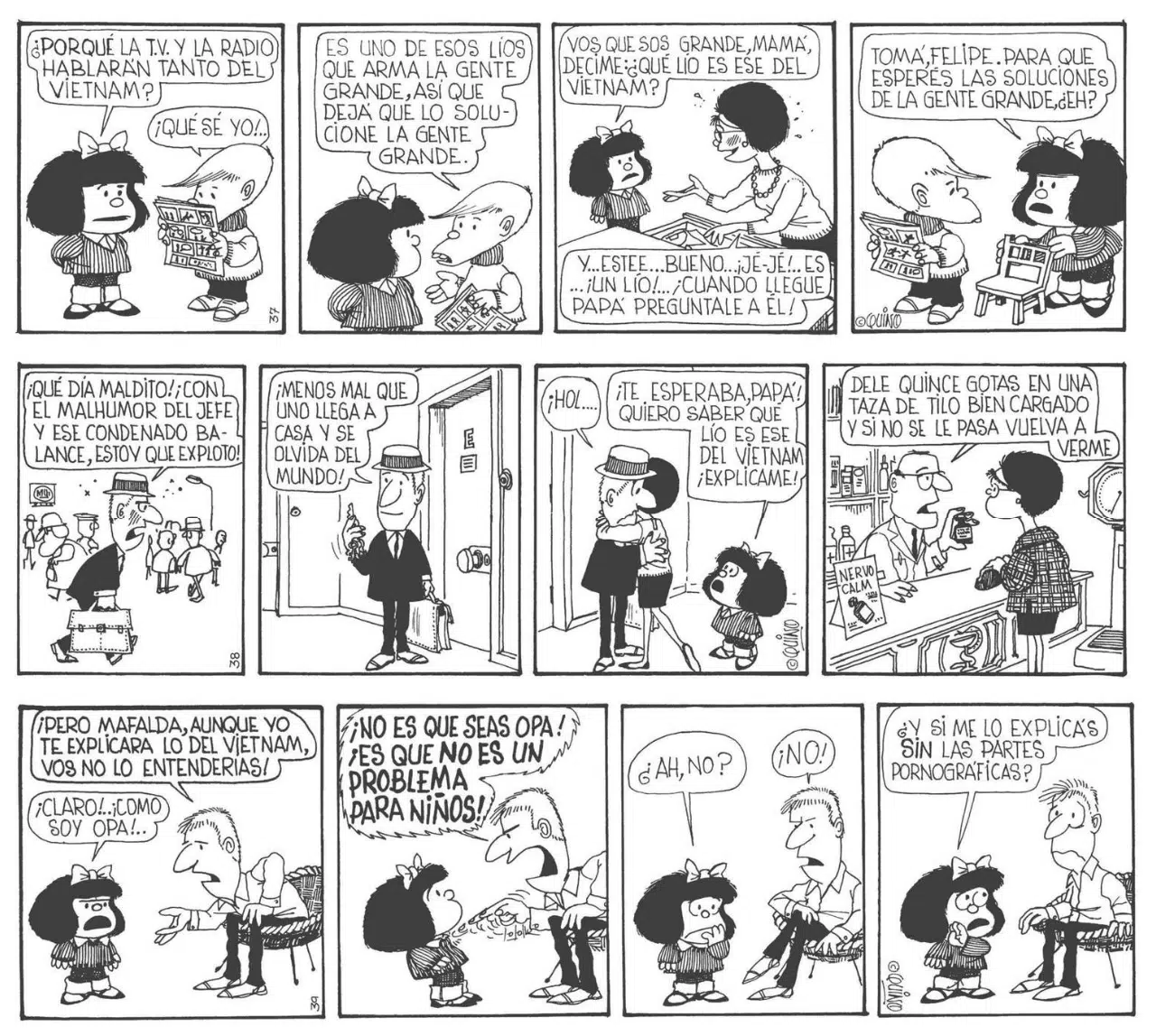 Las 10 mejores frases de Mafalda sobre el dinero 14