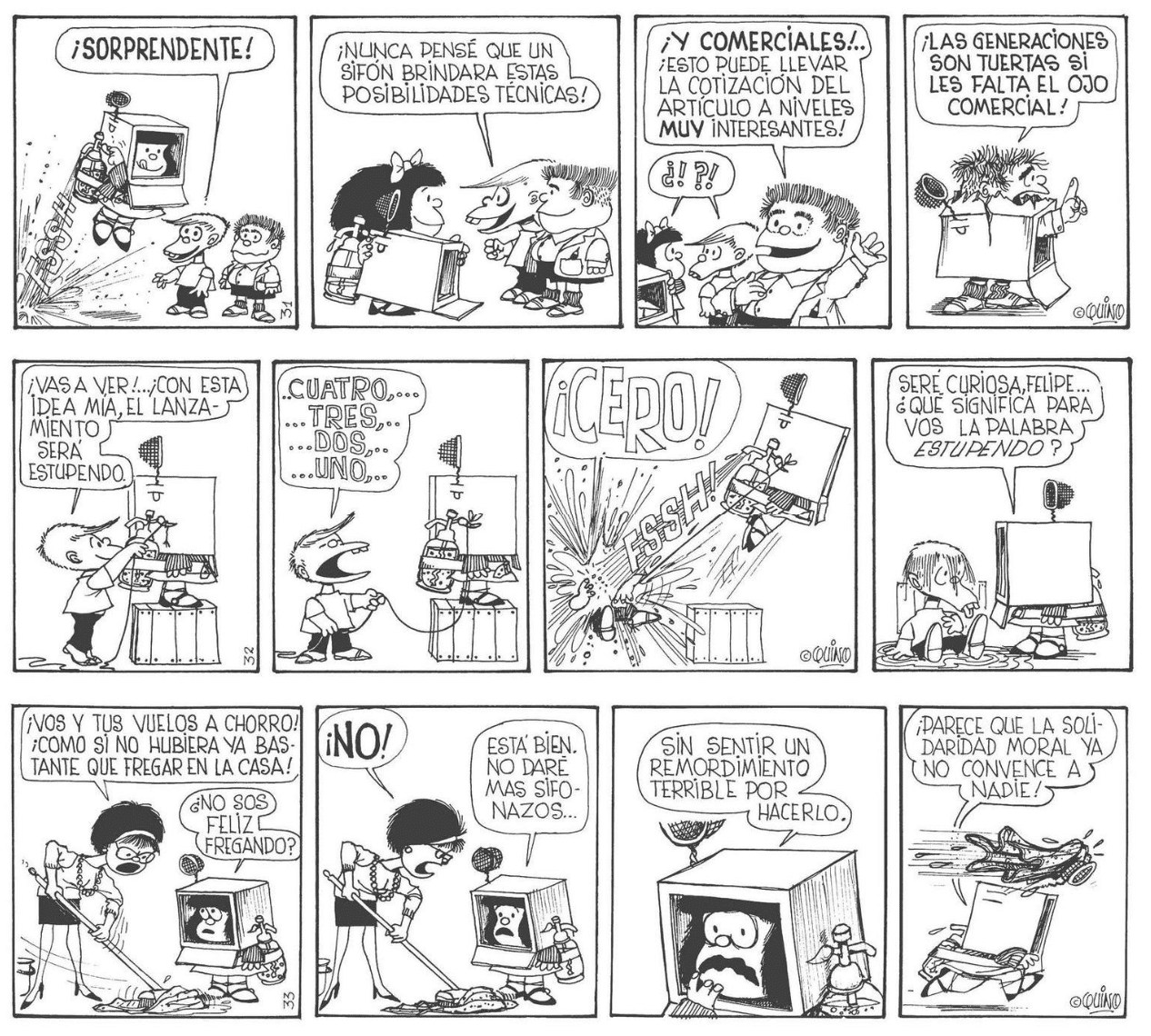 Las 10 mejores frases de Mafalda sobre el dinero 12
