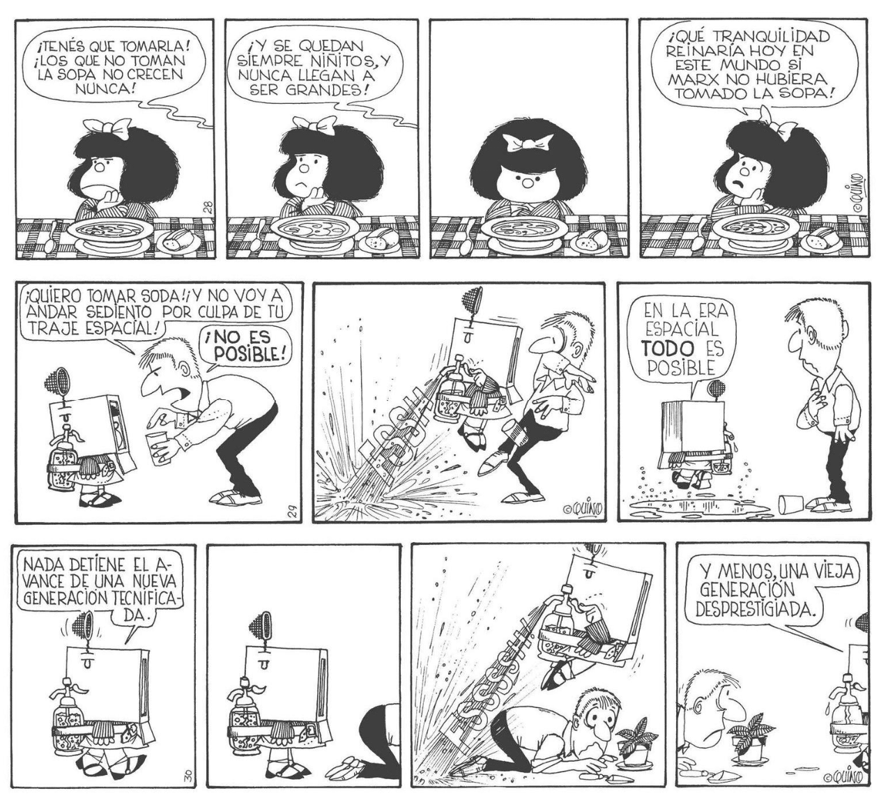 Los invidentes también podrán disfrutar de los cómic de Mafalda, ¡por fin en braille! 9