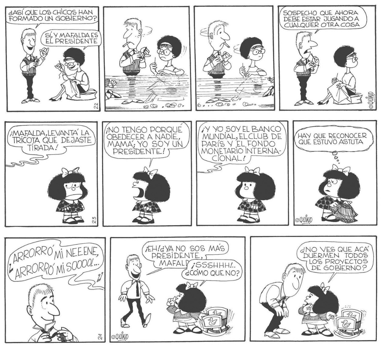 Las 10 mejores frases de Mafalda sobre el dinero 9