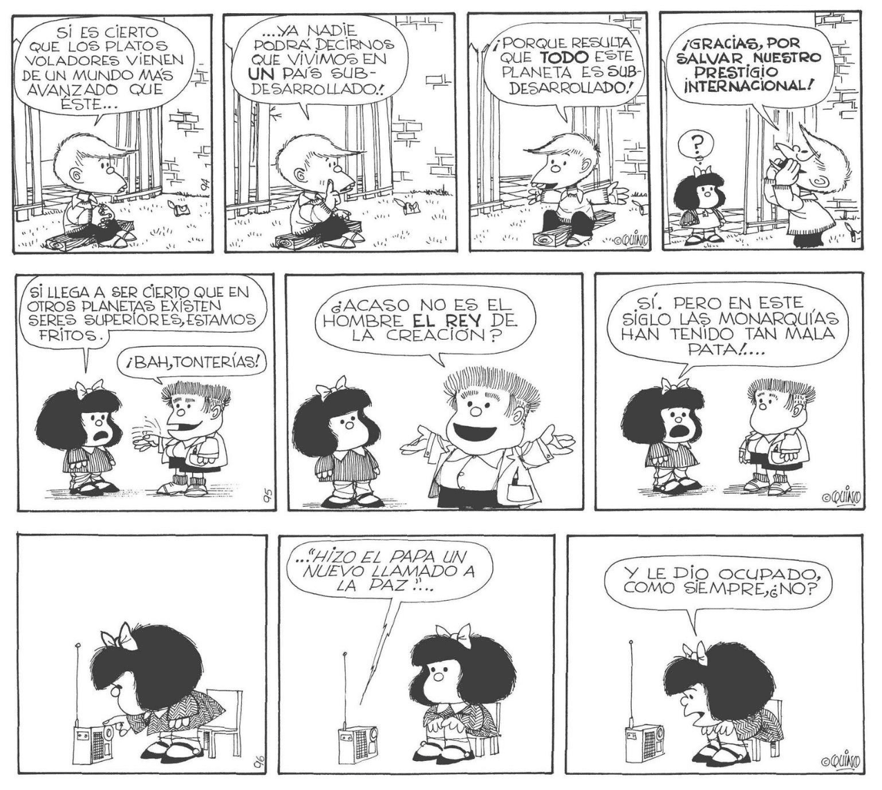 Las 10 mejores frases feministas de Mafalda 36