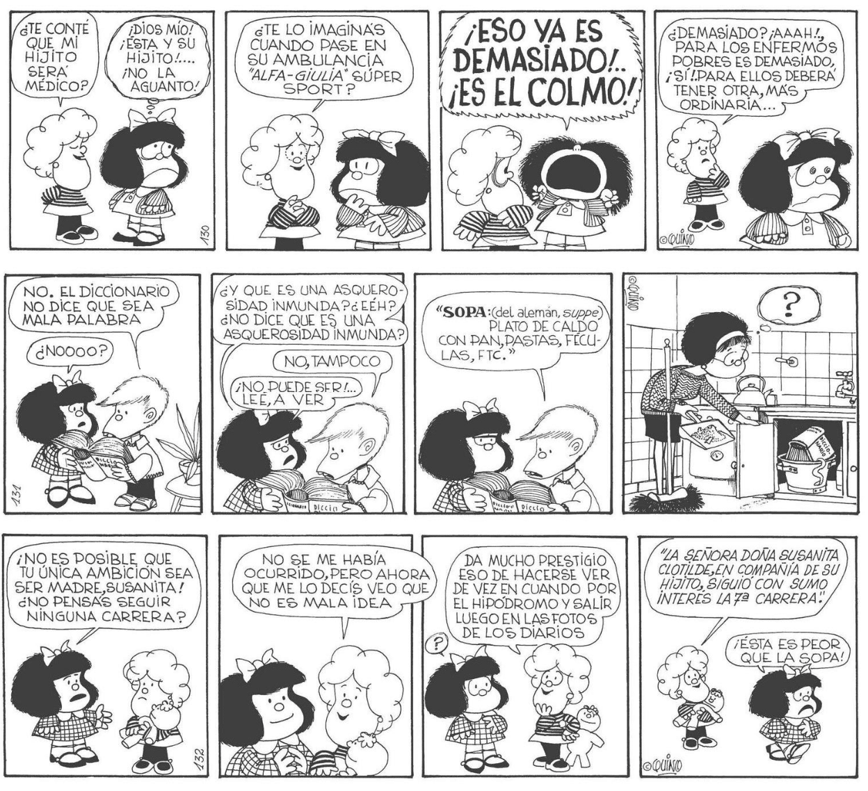 Publican una edición especial con las mejores tiras feministas de Mafalda 48