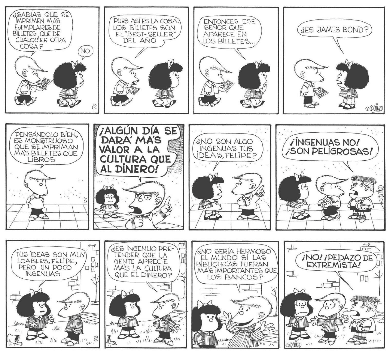 Los invidentes también podrán disfrutar de los cómic de Mafalda, ¡por fin en braille! 24