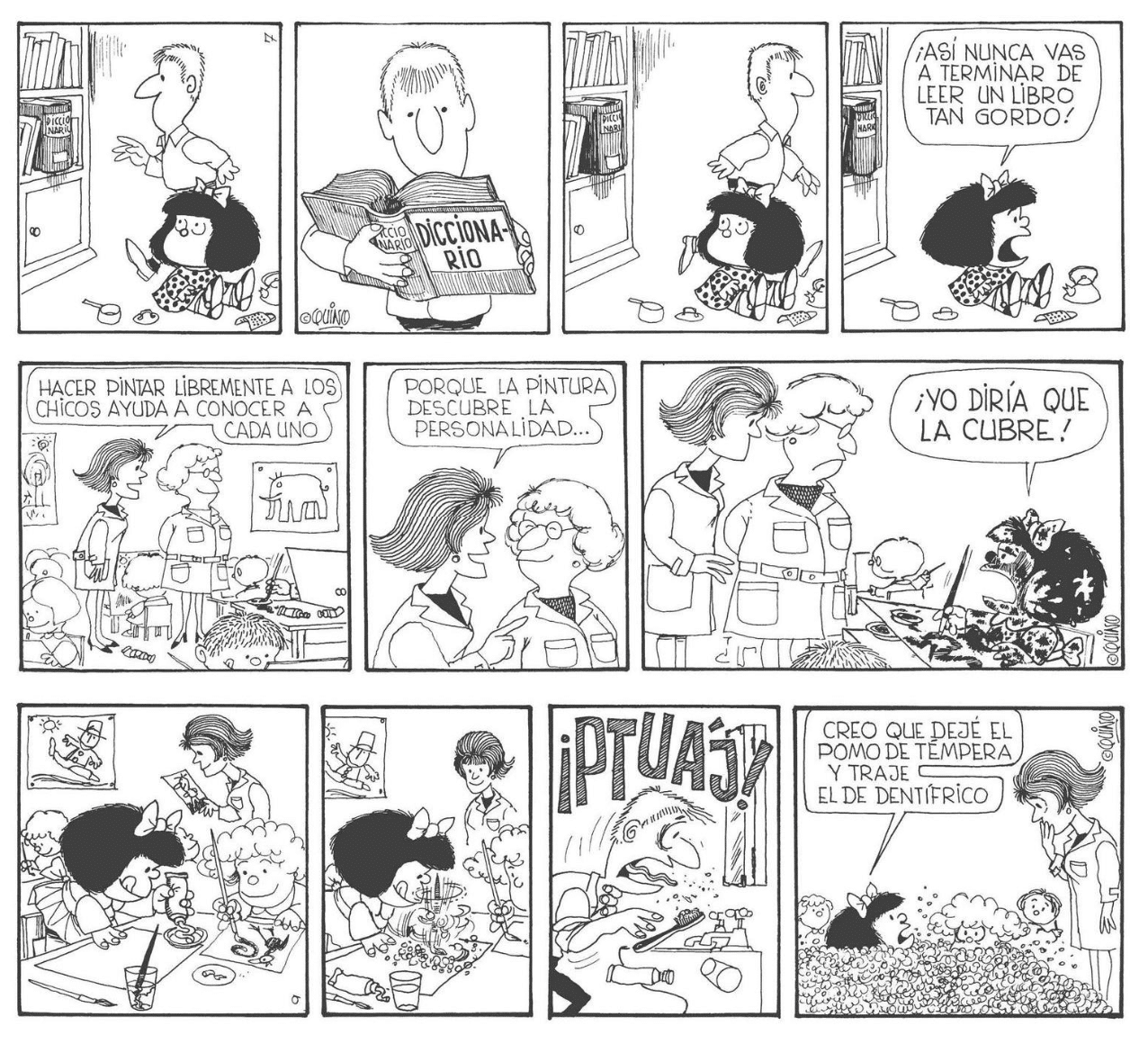Los invidentes también podrán disfrutar de los cómic de Mafalda, ¡por fin en braille! 3