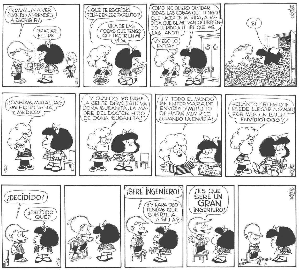 Publican una edición especial con las mejores tiras feministas de Mafalda 46