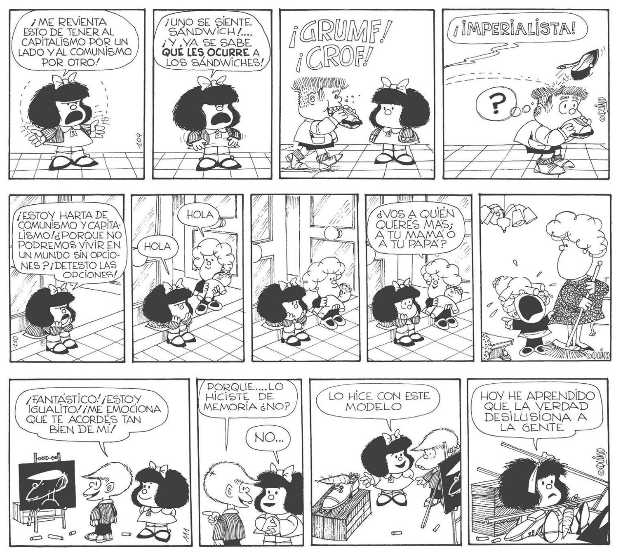 Las 10 mejores frases de Mafalda sobre el dinero 39