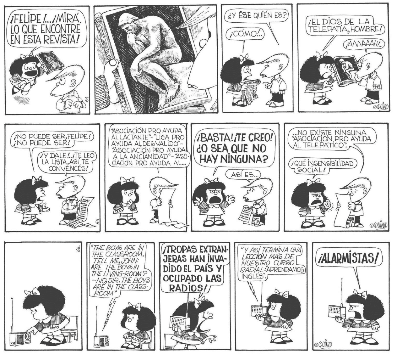 Las 10 mejores frases de Mafalda sobre el dinero 24