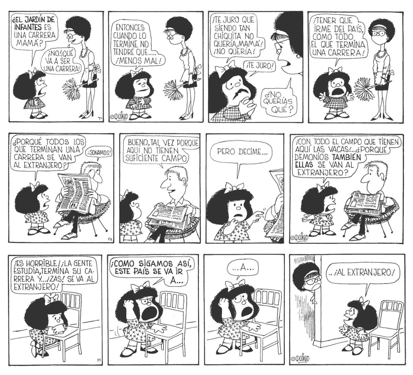 Los invidentes también podrán disfrutar de los cómic de Mafalda, ¡por fin en braille! 1