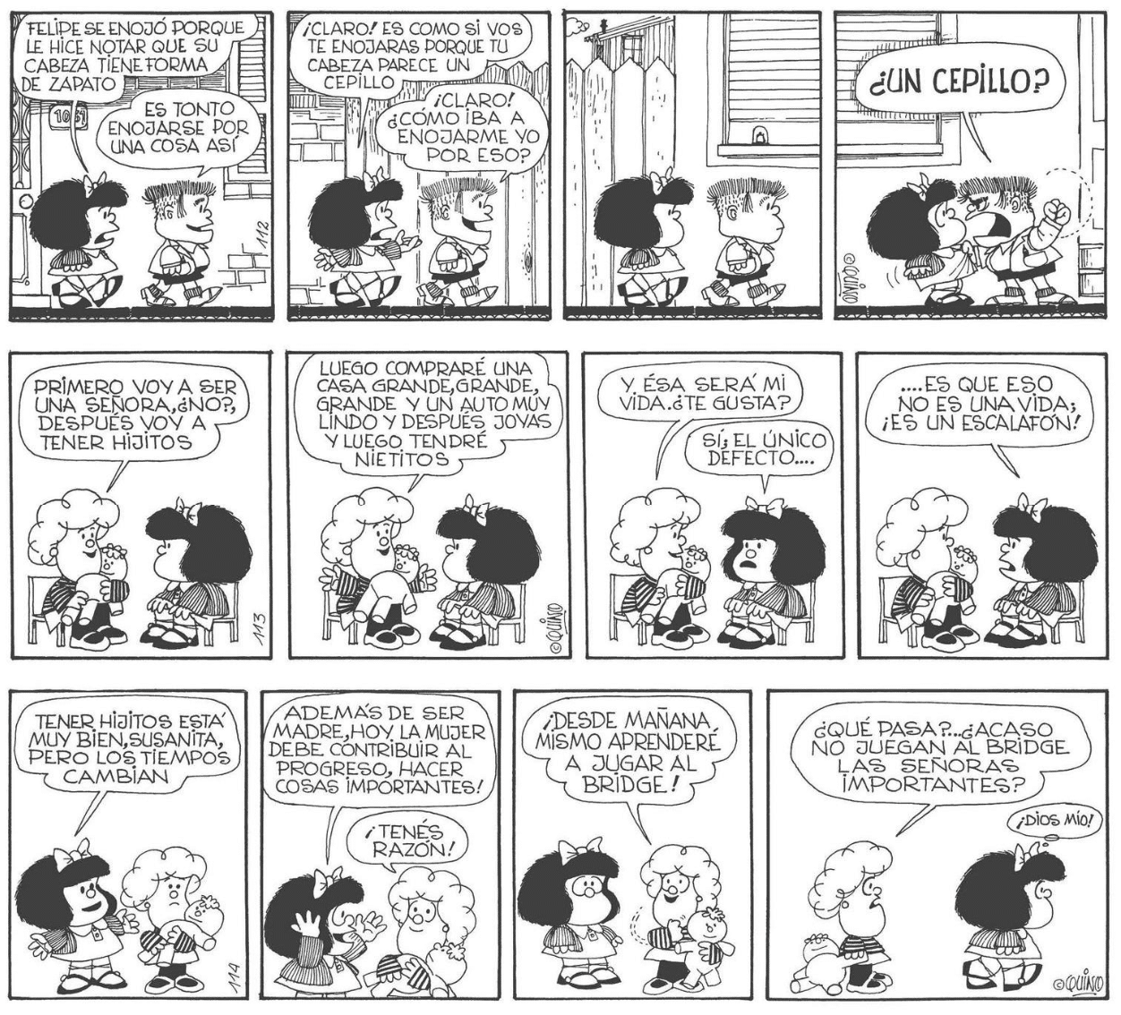 Publican una edición especial con las mejores tiras feministas de Mafalda 42