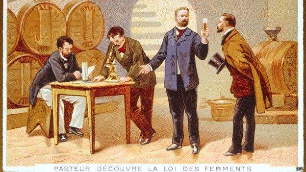 Louis Pasteur ante el descubrimiento de la fermentación