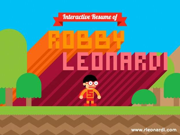 CV interactivo de Robby Leonardi
