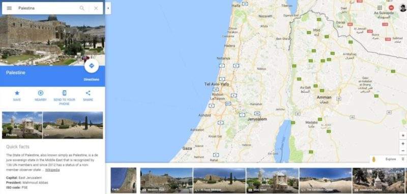 Palestine Google Maps 3