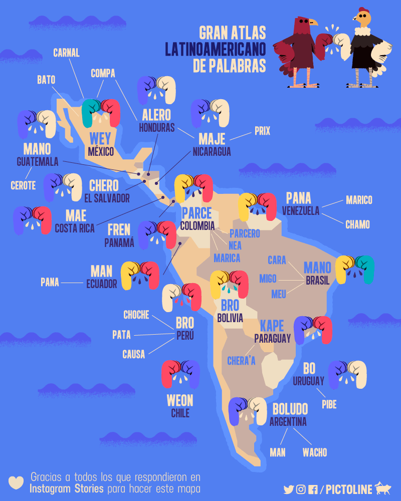 Este es el mapa de los mejores países para hacer amigos 2