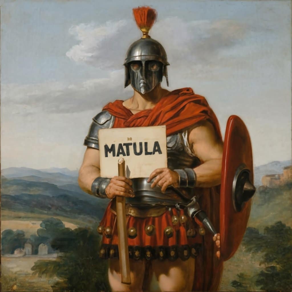 Insulto en latín Matula: cabeza hueca.