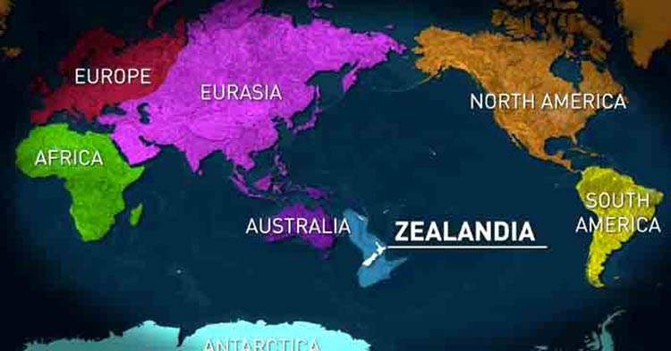 La Tierra tiene oficialmente un octavo continente y se llama Zelandia 1