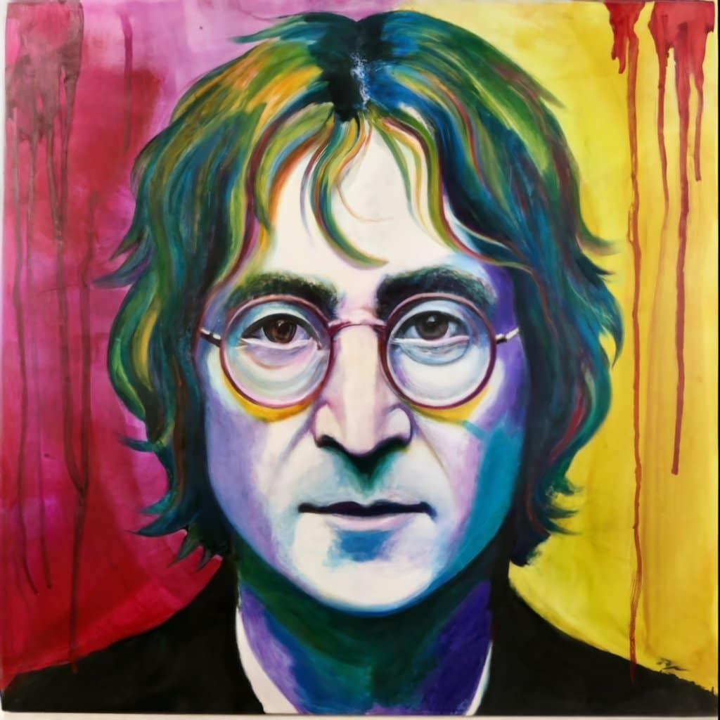 John Lennon era de estatura promedio, con una complexión delgada y atlética durante gran parte de su vida.

