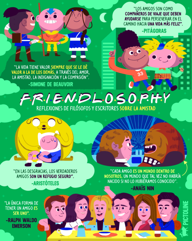 Infografia sobre la amistad duradera