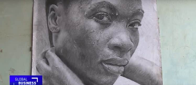 El artista nigeriano de 11 años que está sorprendiendo al mundo con su arte 1