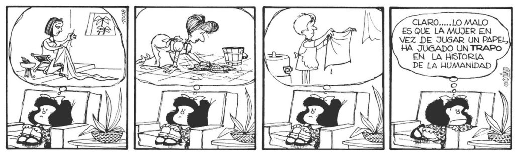 Publican una edición especial con las mejores tiras feministas de Mafalda 4