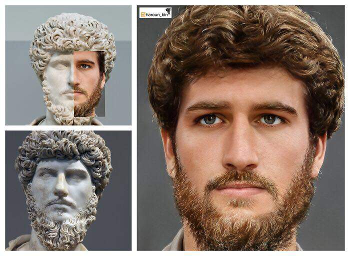Un artista recrea cómo serían los rostros emperadores romanos usando IA y reconstrucción facial digital 10