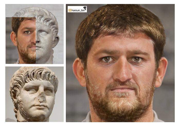 Un artista recrea cómo serían los rostros emperadores romanos usando IA y reconstrucción facial digital 6