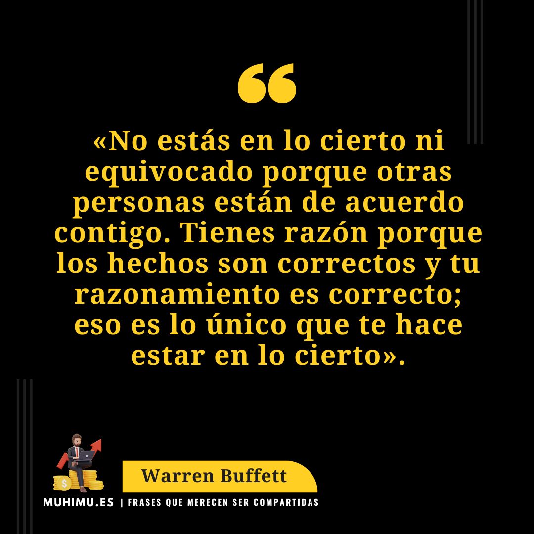 101 frases EXPLICADAS de Warren Buffett. Biografía resumida, ideas y pensamientos claves que cambiaron su vida 26