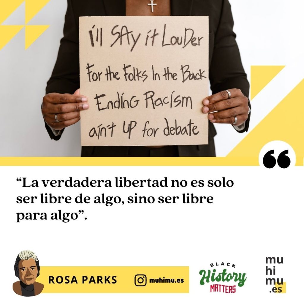 101 frases inspiradoras de Rosa Parks, su activismo pacífico y una breve  Biografía 