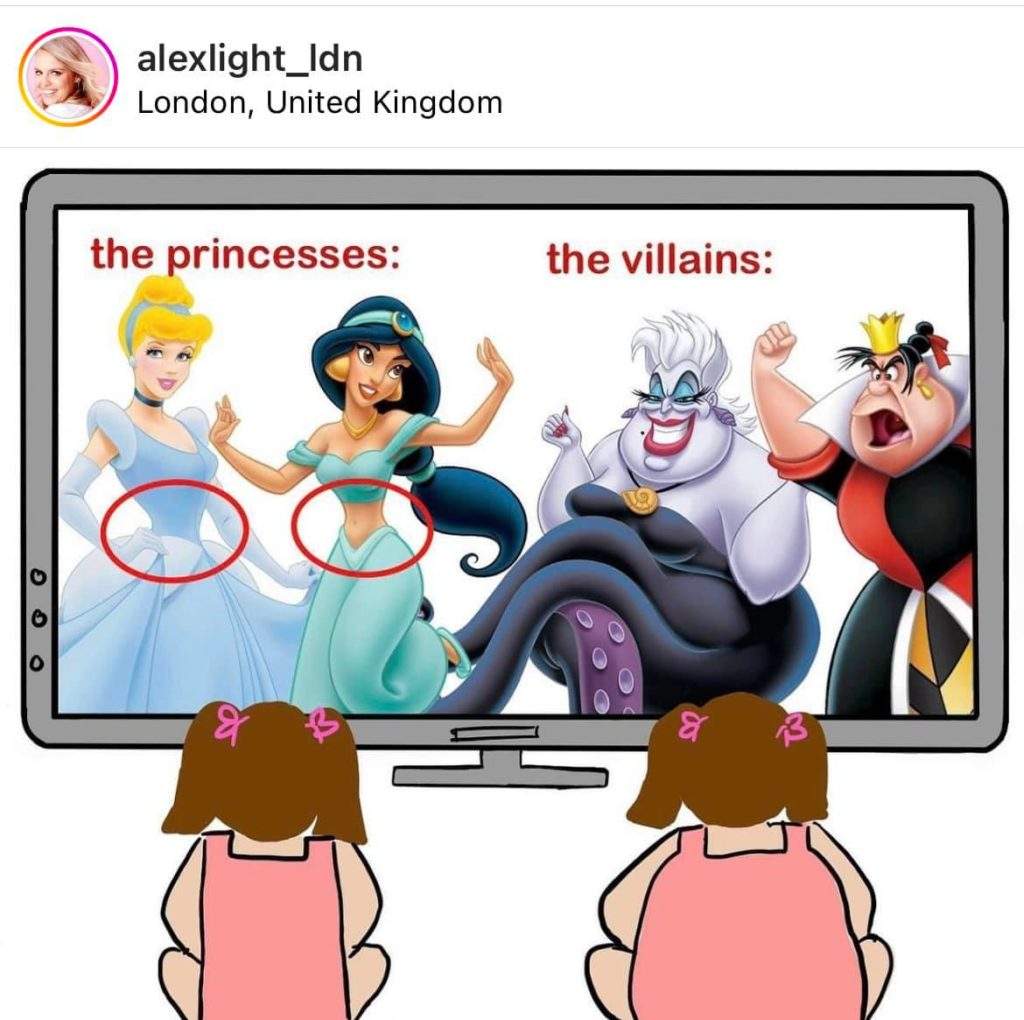 ¿Qué pasaría si las princesas Disney tuviesen cinturas reales? 1