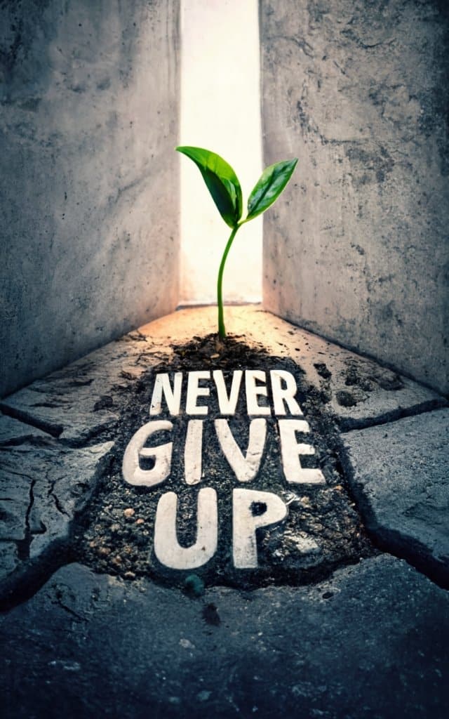 Never give up - resiliencia emocional