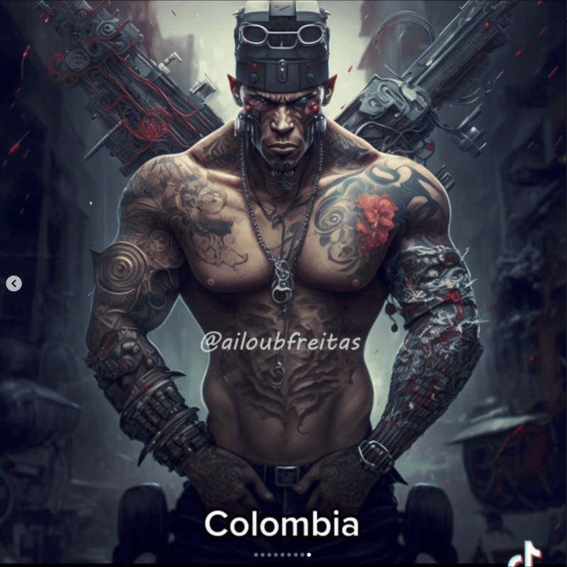 Colombia si fuera un villano digital IA 3