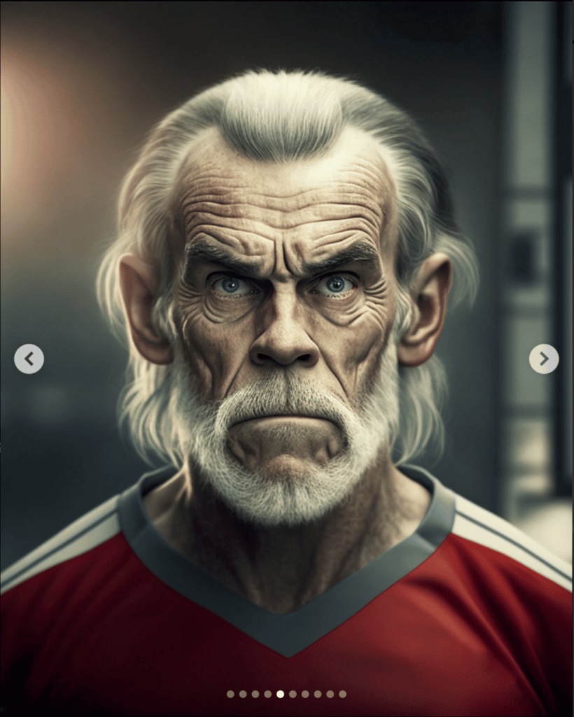 Futbolistas famosos recreados como bebés y como ancianos según la inteligencia artificial 26