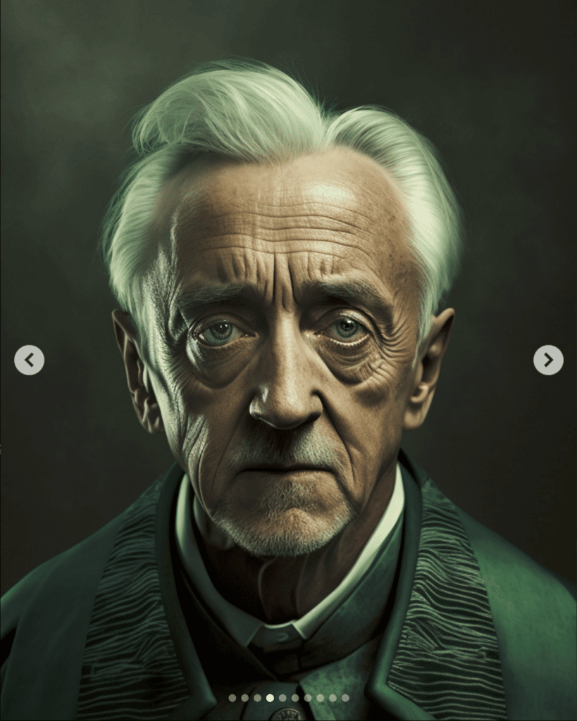 Personajes de la saga Harry Potter recreados como bebés y ancianos según la IA 6