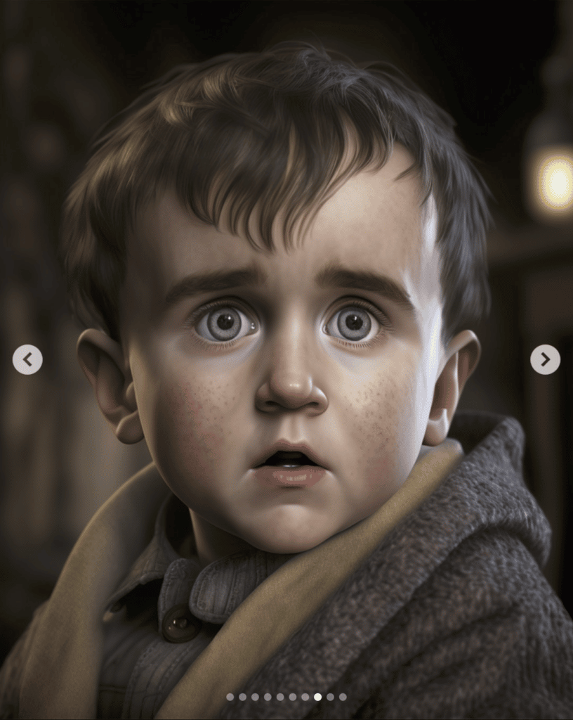 Personajes de la saga Harry Potter recreados como bebés y ancianos según la IA 19