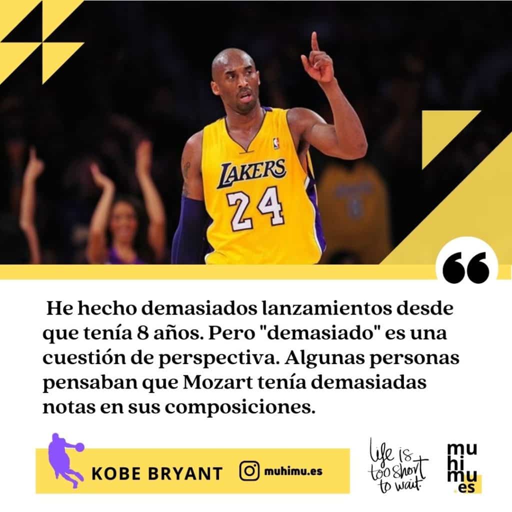 101 frases de Kobe Bryant para entender la mentalidad de la mamba 40