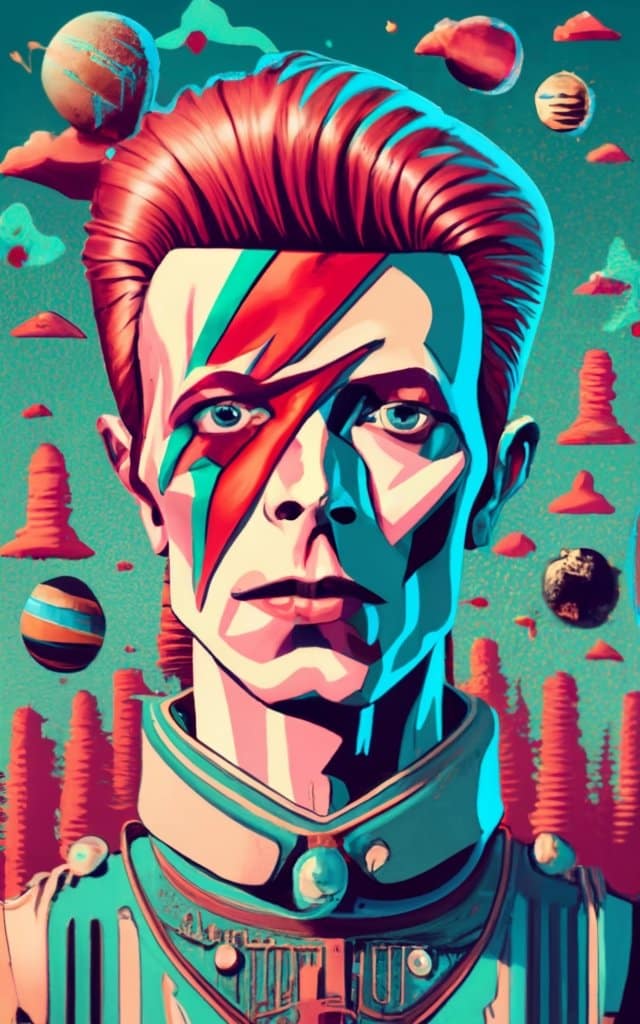 David Bowie recreado por inteligencia artificial