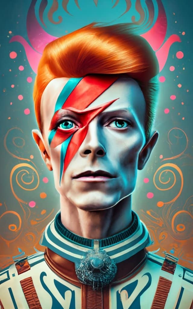 David Bowie recreado por inteligencia artificial