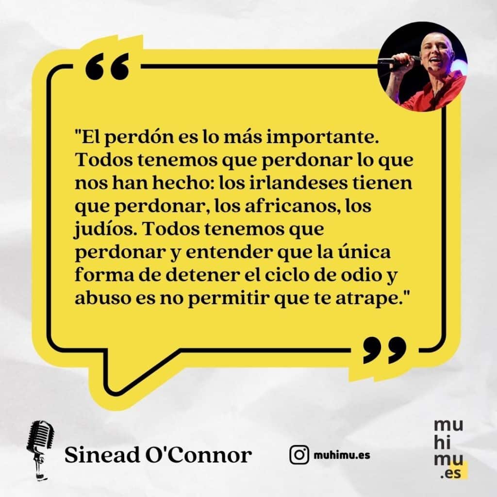 Frases y legado musical de la artista irlandesa Sinéad O'Connor 6