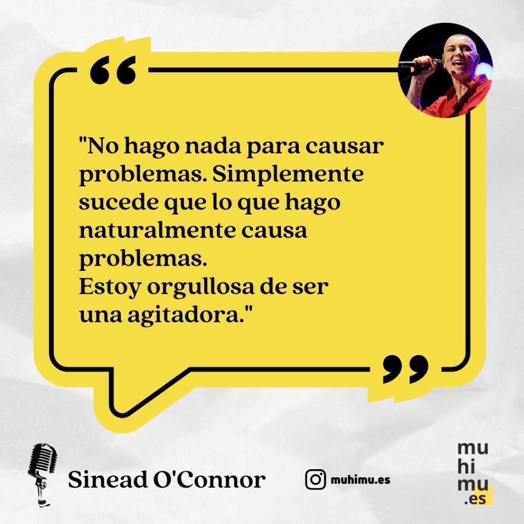 Frases y legado musical de la artista irlandesa Sinéad O'Connor 16