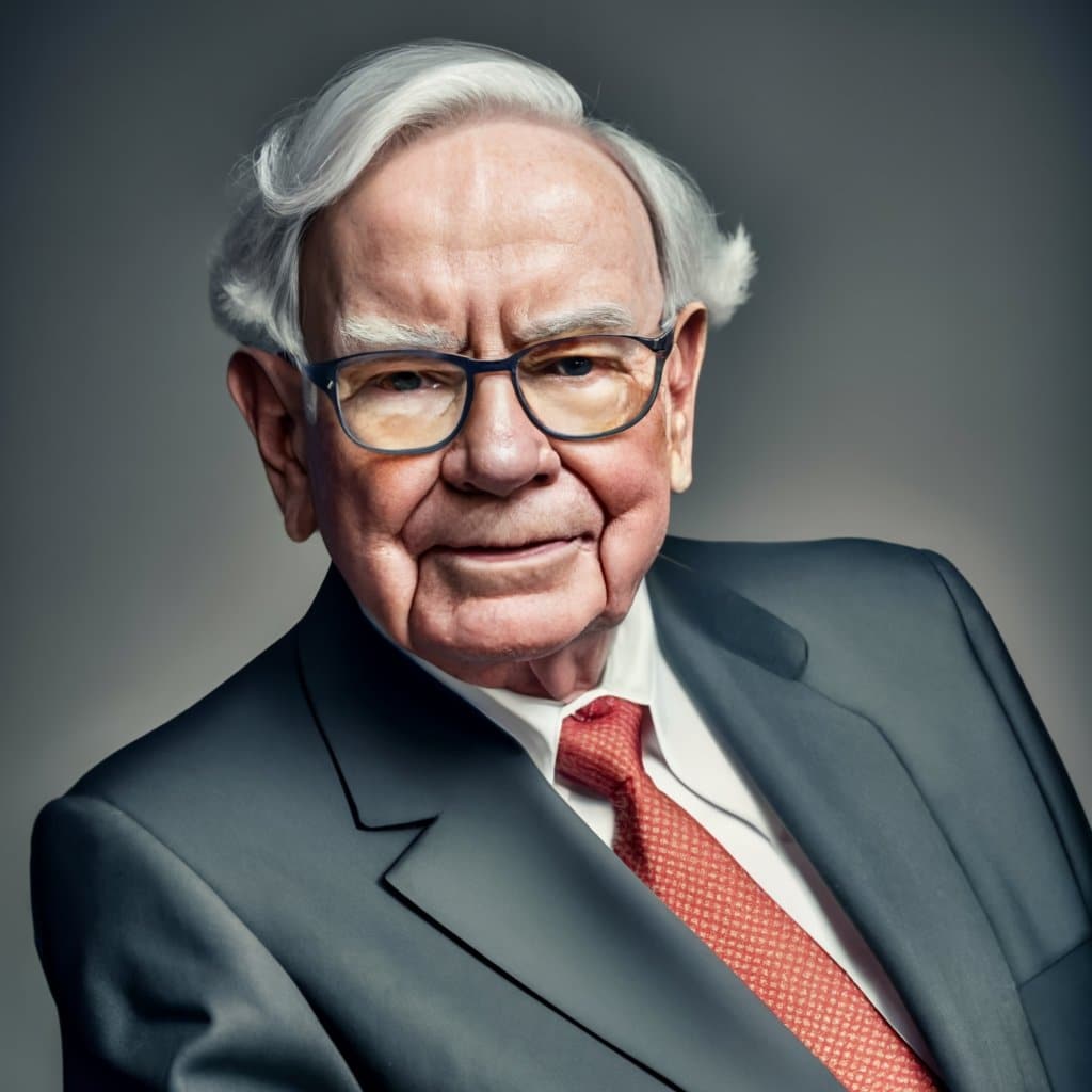 La visión financiera encarnada: Warren Buffett capturado por la inteligencia artificial
