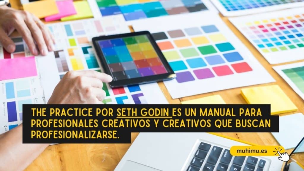 The Practice por Seth Godin es un manual para profesionales creativos y creativos que buscan profesionalizarse. El autor Seth Godin rompe los mitos de que los creativos son genios solitarios y que la creatividad no se puede enseñar y ofrece consejos prácticos y conocimientos para reforzar la confianza creativa y profundizar la práctica creativa.