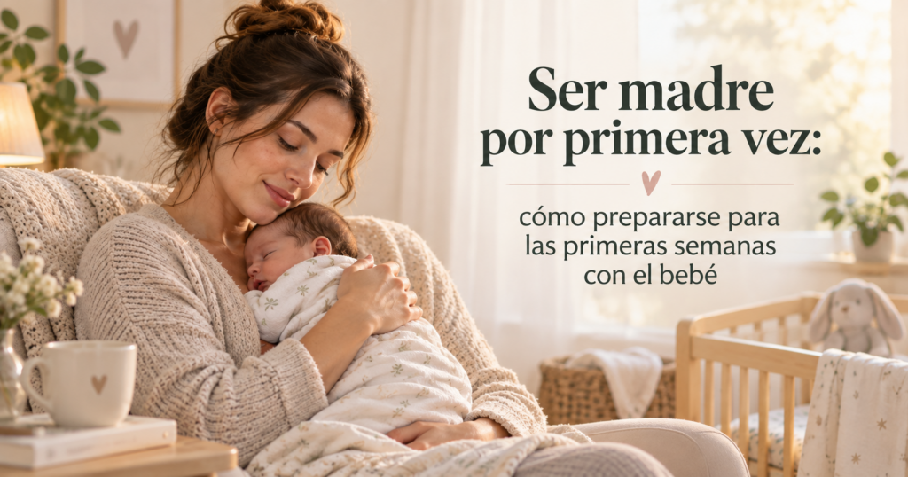 Ser madre por primera vez cómo prepararse para las primeras semanas con el bebé 