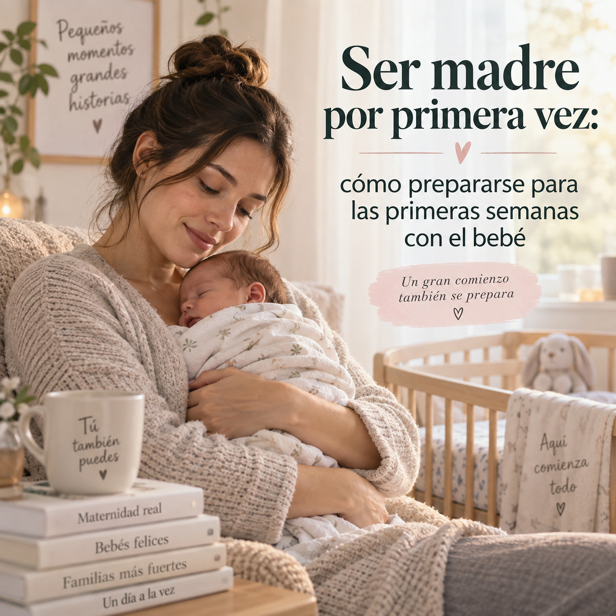Ser madre por primera vez: cómo prepararse para las primeras semanas con el bebé 2 Ser madre por primera vez: cómo prepararse para las primeras semanas con el bebé
